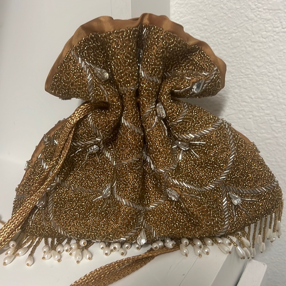 Statement gold bag
